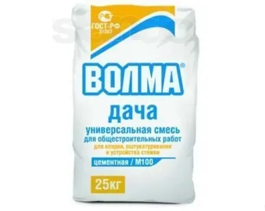 фото Волма -Дача 25кг (Штукатурная смесь) /48шт/