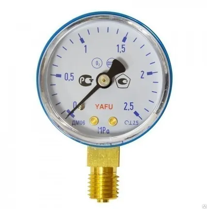 Фото №0 Манометр на редуктор кислородный 2,5 МПа Noname