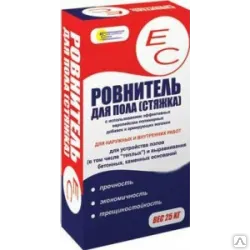 Фото №0 Смесь для пола ЕС ровнитель (стяжка) 25 кг / меш