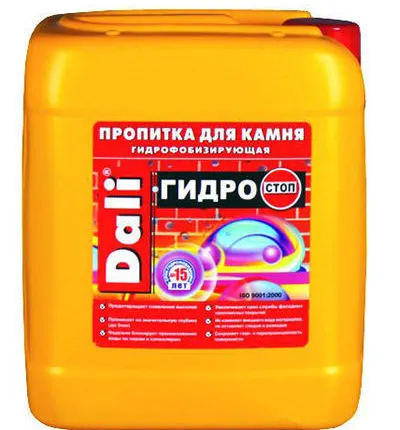 Фото №0 Пропитка для камня гидрофобизирующая "Гидростоп" канистра 5 л
