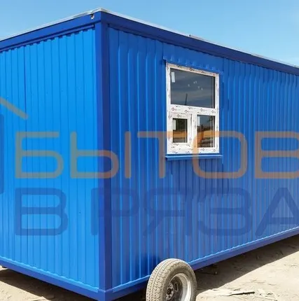 Фото №0 Блок-контейнер БК-04 OSB-3 Весовая, цвет синий RAL5005, 6.0х2.4х2.4м