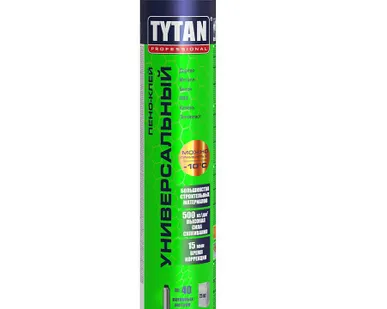 фото Клей-пена универсальная всесезонная (до -10) GUN Tytan Professional 16333/97804, 750 мл