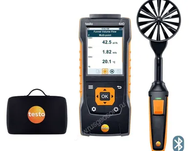 фото Комплект Testo 440 с Bluetooth-крыльчаткой 100 мм и кейсом