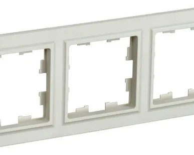 фото Рамка 3-м BRITE РУ-3-БрКр беж. IEK BR-M32-K10