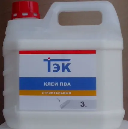 Фото №0 Клей ПВА "ТЭК" Строительный 3кг