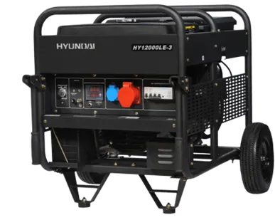 фото Бензиновый генератор Hyundai HY 12000LE-3 с АВР
