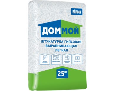 фото ВОЛМА ДОМ МОЙ штукатурка легкая
