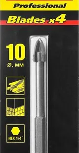 фото Сверло по кафелю, керамике, стеклу ф 10мм STAYER