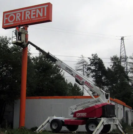 Фото №0 Аренда дизельного телескопического коленчатого подъемника Dino 240 RXT