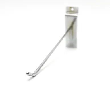 фото Крючок металлический на экономпанель 200мм, d.4мм, без наконечника, хром
