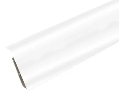фото Плинтус Ideal Деконика 85 мм Белый 001