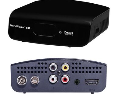 фото Цифровой эфирный приемник DVB-T2 World Vision T39