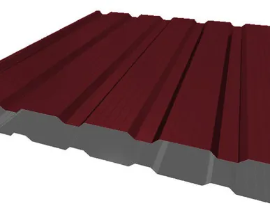 фото Профнастил НС-21 RAL3005 Красное Вино ш 1.17, 0,45