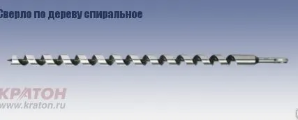Фото №0 Сверло по дереву спиральное Ф20х235