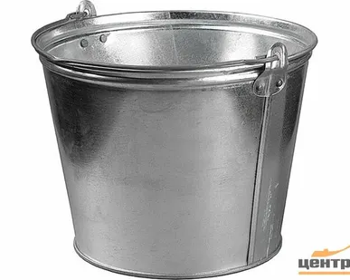 фото Ведро оцинкованное для непищевых продуктов 15 л