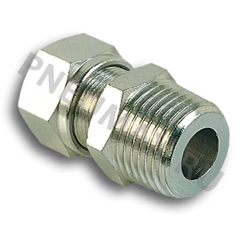 Фото №0 2011512 - Фитинг обжимной прямой наруж. резьба R1/2" под трубку 15мм