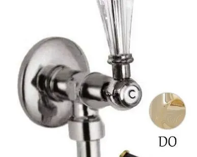 фото Запорный вентиль золото 24 карат, ручка Swarovski Nero Cezares Diamond DIAM