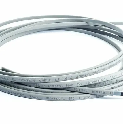 Фото №0 Кабель нагревательный саморег. 16Вт/м 17AWG бытового применения для стальных трубопроводов неэкранир. термопласт Extherm LXTC16-2