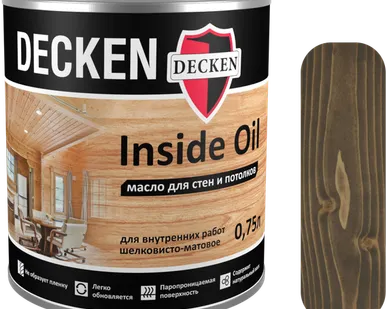 фото Масло для стен и потолков Decken Insidе Oil дуб антик 0,75 л