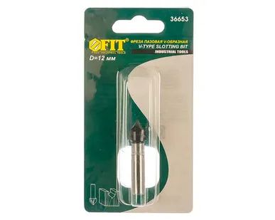 фото Фреза пазовая V-образная, DxHxL=12х12х42 мм FIT, 1 шт