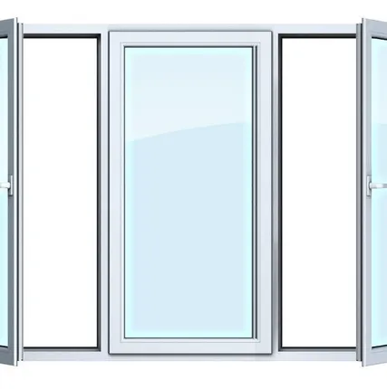 Фото №0 Окно ПВХ Veka 2100х1400 мм стерео ЛП/ЦГ/ПП 3 стеклопакет