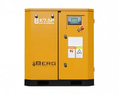 фото Винтовой компрессор с прямым приводом BERG ВК-7.5, давление 10 бар