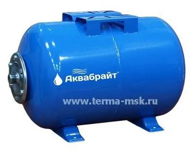 фото Гидроаккумулятор горизонтальный АКВАБРАЙТ ГМ-50 Г