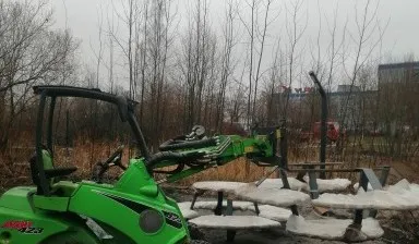 Фото №2 Услуги Мини-погрузчика. Вилы.