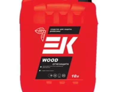 фото Средство для защиты древесины EK WOOD ОГНЕЗАЩИТА (5 л)