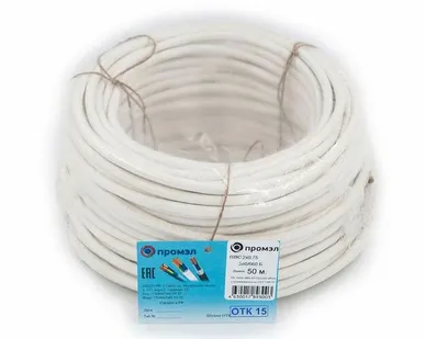 фото Провод ПВС 2х0.75 Б (бухта 50м) (шт) Промэл 13321470