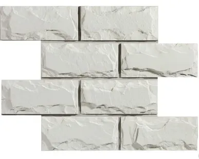 фото Фасадная панель Wandstein, серия Доломит, цвет Белый, 795х595мм