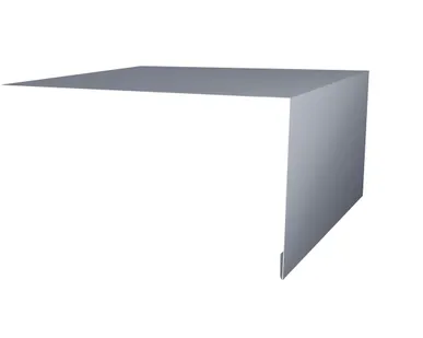 фото Планка околооконная простая 200х75 0,5 Satin с пленкой RAL 9006