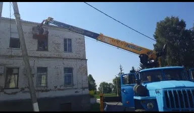 фото Услуги манипулятора вездехода. Люлька автовышки.