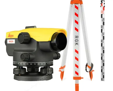 фото Комплект оптический нивелир Leica NA 324 штатив рейка - 3 в 1 с поверкой