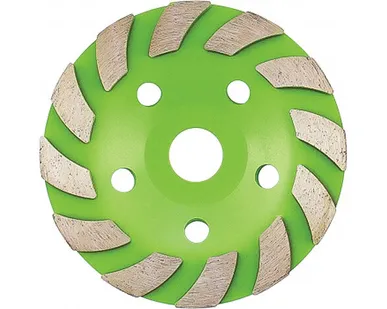 фото Чашка алмазная зачистная 125мм, турбо-сегментная (72957) (СИБРТЕХ)