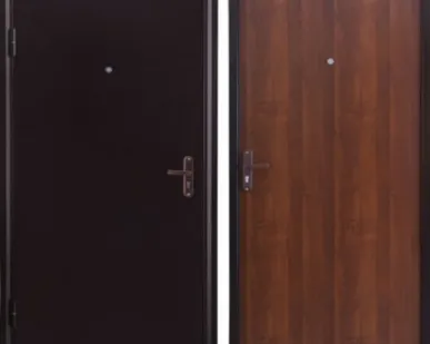 фото Входная дверь Эконом металл-панель итальянский орех