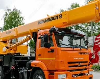 фото Аренда автокрана (автомобильного крана) Ивановец КС-45717К-3H, Москва