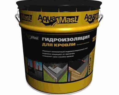 фото Мастика битумно-резиновая  (AquaMast) (3кг, шт)