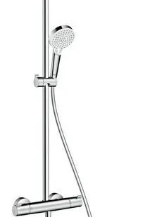 фото Душевая система с термостатом Hansgrohe Crometta Е 240 1jet Showerpipe 2727