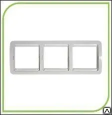 фото Рамка 3ая CLASSICO ASD белая 2303H
