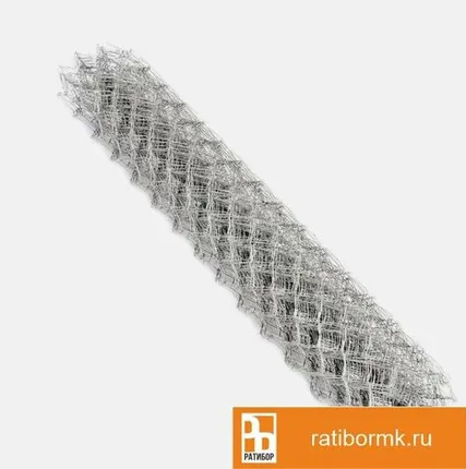 Фото №0 Сетка Рабица оцинкованная 15х15х1,8 мм в рулоне 1,5х10 м