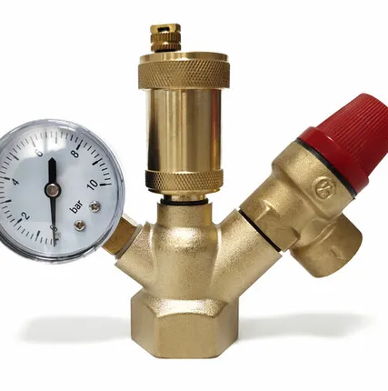 Фото №0 Группа безопасности SANTREK THERMO 1" латунь 002