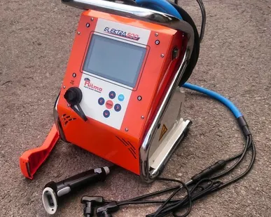 фото Сварка полиэтиленовых ПЭ (ПНД) труб электросварными муфтами