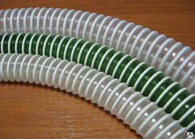 Фото №0 Шланг ПВХ армированный спиралью ПВХ для воды, пищевой 7Атм D=32мм EMTKFLEX