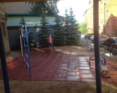 фото Покрытия из резиновой крошки