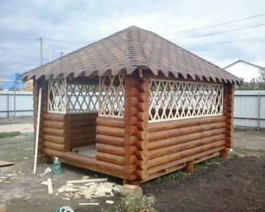 фото Строительство беседки на заказ
