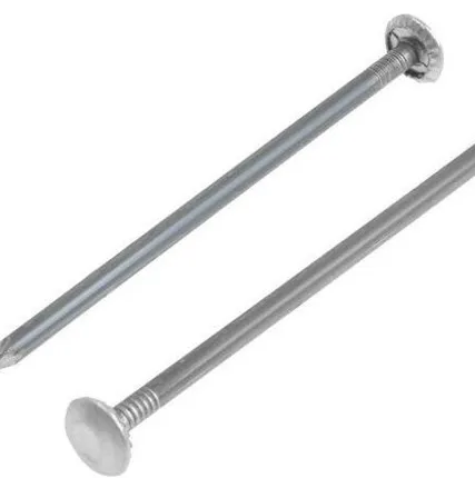 Фото №0 Гвозди 5х120мм шиферные, оцинкованная шляпка Сталь