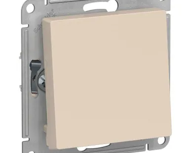 фото Переключатель проходной 1-кл. СП AtlasDesign 10А IP20 (сх. 6) 10AX механизм беж. SE ATN000261