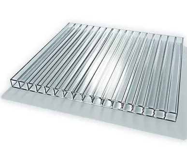 фото Сотовый поликарбонат PRIMAVERA Прозрачный 4 мм (2,1*12 м)