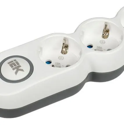 Фото №0 Удлинитель 3х1.5м с заземл. 16А 250В У03В UNO 2P+PE 3х1.5кв.мм IEK WYP53-16-03-D15-ZK